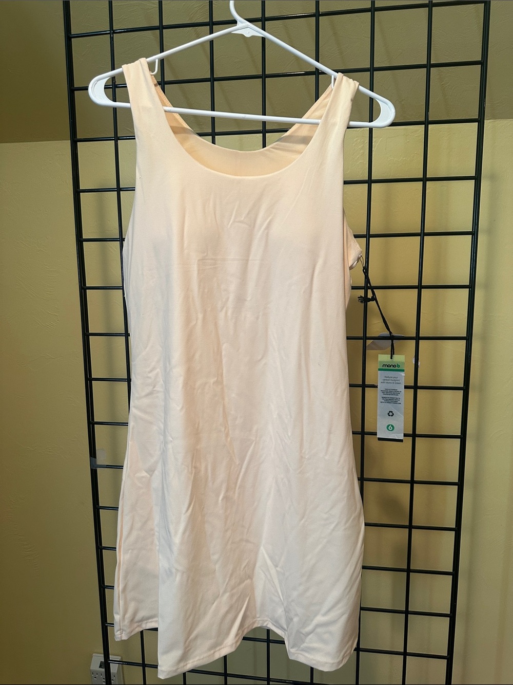 Women’s mono b Tennis Dress - Light Pink Cream Lightweight